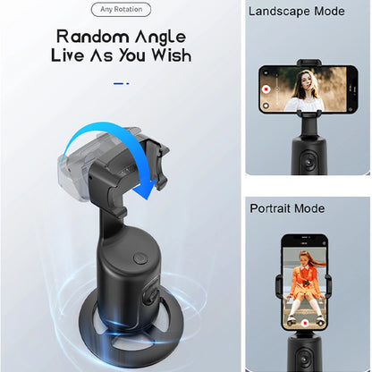 360-degree Follow-up Gimbal Stabilizer Smart Ai Face Recognition Mobile Phone Selfie Stick Tracking Gimbal