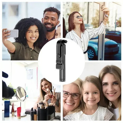 360 Rotation Selfie Stick Phone Holder Tripod Photo Pole Multi Mode Camera Material Retractable Cell Phone Stand Selfie Artifact