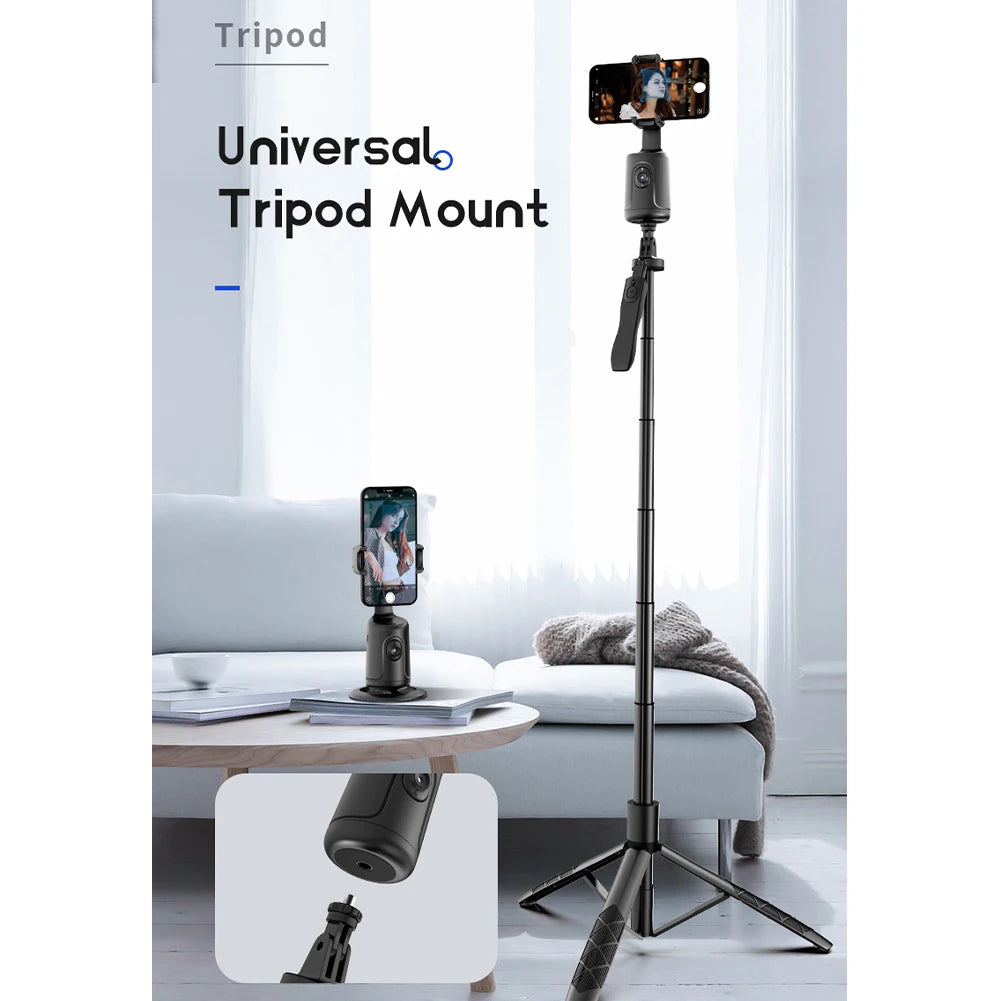 360-degree Follow-up Gimbal Stabilizer Smart Ai Face Recognition Mobile Phone Selfie Stick Tracking Gimbal