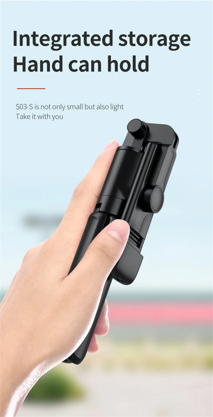 2024 New Wireless Bluetooth Selfie Stick Remote Shutter Tripod with Fill Light 360-Degree Rotation for Live Broadcasting